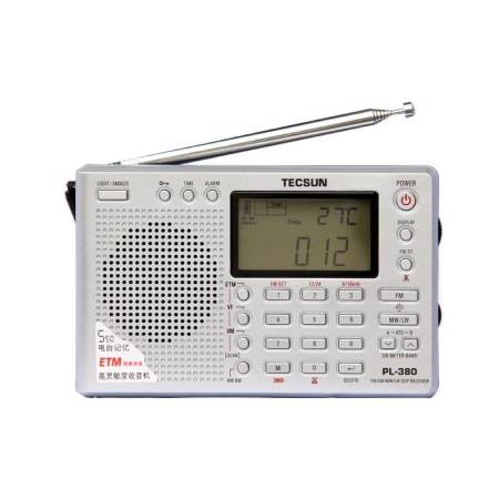 Tecsun PL-380 radio Digital PLL Portable Radio FM Stereo/LW/SW/MW DSP Receiver - intl