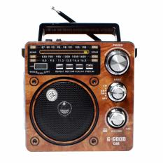 Telecorsa  เครื่องเล่นวิทยุ FM /AM/MP3 รุ่น G88 (สีน้ำตาล)