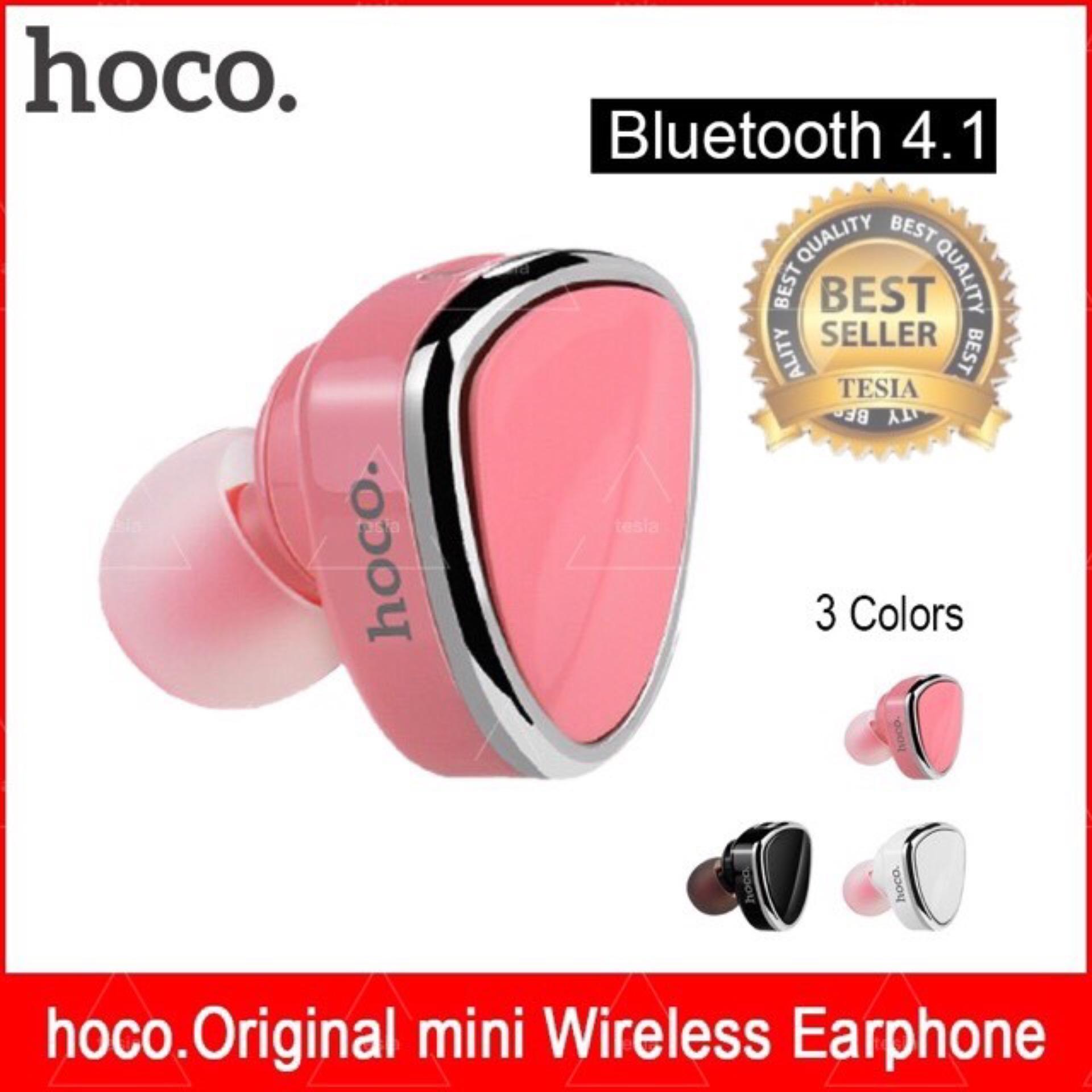 tesia ของแท้100% HOCO E7 หูฟังบลูทูธ ไร้สาย Premium Earphone Bluetooth V4.1