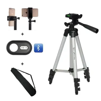 ข้อมูล THaiLee Tripod 3110 ขาตั้งกล้อง 3 ขา ขาตั้งมือถือ สูง1035mm (ฟรี รีโมทบลูทูธ + ถุงผ้าสำหรับใส่ขาตั้งกล้อง + หัวต่อมือถือ) พันทิป