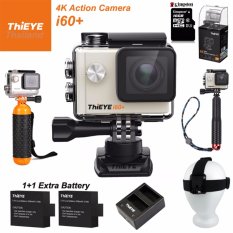 ThiEYE i60+ 4K 12Mp เมนูไทย(Silver)+Kingston16+BATT+Charger+TMC Red+Head Strap+Bobber