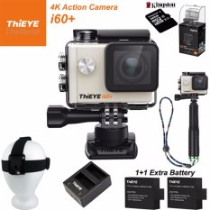 ThiEYE i60+ 4K 12Mpเมนูไทย+Kingston32+BATT+Charger+TMC Green+Head Strap