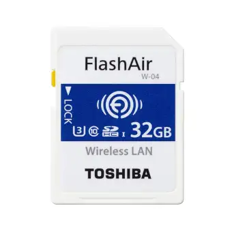 ราคา TOSHIBA FlashAir 32GB W-04 Wireless SD card pantip