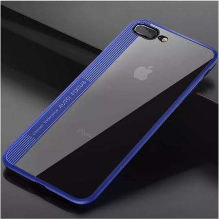 TOTU Case iPhone 8 Plus หลังใส ขอบสี clarity series