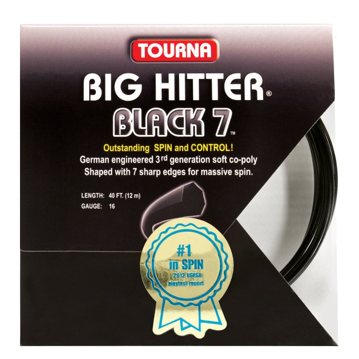 TOURNA BIG HITTER เอ็นเทนนิส Black 7  40ft/12m.- 16 gauge Tennis string