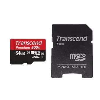 Transcend Ultra 90MB/S Micro SD Card TF Satisfaction Guaranteed 100% 64GB(สีแดง/สีดำ)(1 ชิ้น) pantip