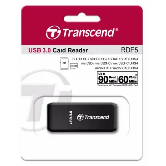ราคา Transcend USB 3.0 การ์ดรีดเดอร์ RDF5K - สีดำ ดีไหม