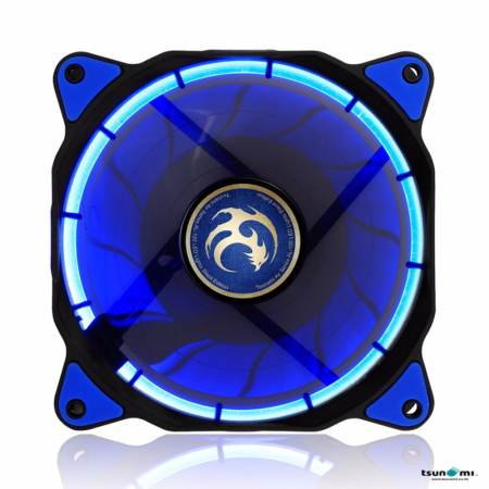 Tsunami Air Series AL-120 LED Halo Light Edition Fan BLUEX1