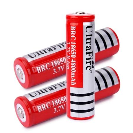 ขายถูก UltraFire ถ่านชาร์จ Li-ion 18650 3.7V 4800mAh (3ก้อน) นำเข้าใหม่