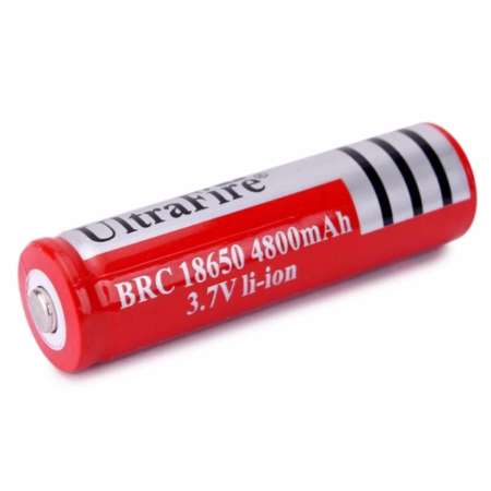 Ultrafire ถ่านชาร์ต รุ่น UltraFire 18650 3.7V 5800 mAh (สีแดง) 