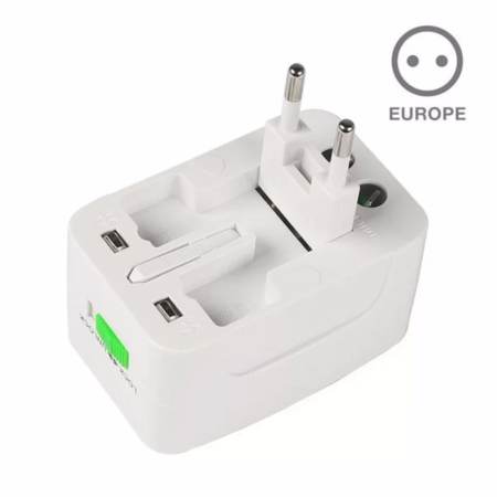 Universal Plug Travel Adapter หัวปลั๊ก เอนกประสงค์ (สีขาว) 