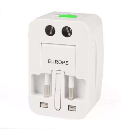 Universal Plug Travel Adapter หัวปลั๊ก เอนกประสงค์ (สีขาว) 