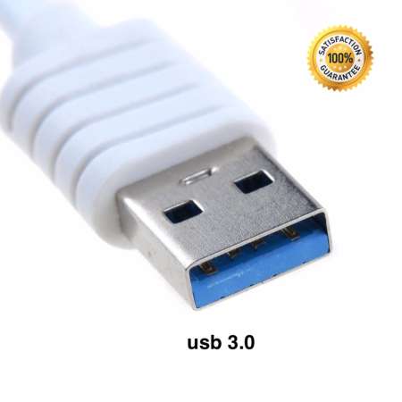 USB 3.0 to 3-Port USB Hub + MS/SD/M2/TF Card Reader Combo