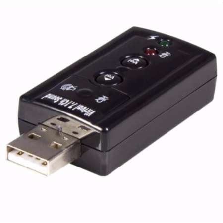 ใหม่ล่าสุด! ของแท้! มีรับประกัน! USB การ์ดเสียง ซาวด์การ์ด Audio 3D Sound Virtual 7.1 Channel Card Adapter 