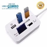 USB Hub Combo 2.0 3 Ports Card Reader High Speed Multi USB Splitter Hub USB Combo All In One for PCnotebook Computer Accessories  