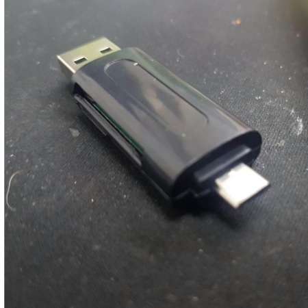 USB OTG โอนย้ายข้อมูล สำหรับโทรศัพท์มือถือ / Mobile OTG Connect kit   Port Micro-USB พร้อมช่องเสียบ SD/Micro SD