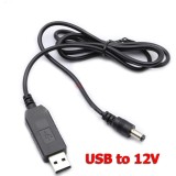สายแปลง USB port 5V เป็นไฟ 12V DC 700mA ( 1 ชิ้น) 