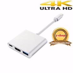 usb Type C 3.1 to hdmi 4k usb 3.0 and charging 3 in 1 converter