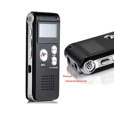 Voice Recorder เครื่องอัดเสียง/เครื่องบันทึกเสียง 8GB  รุ่น GH-609 (สีดำ)