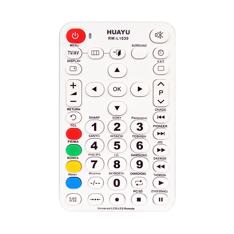 VRN-HD Universal LCD/LED TV Remote Control รุ่น RM-L1039