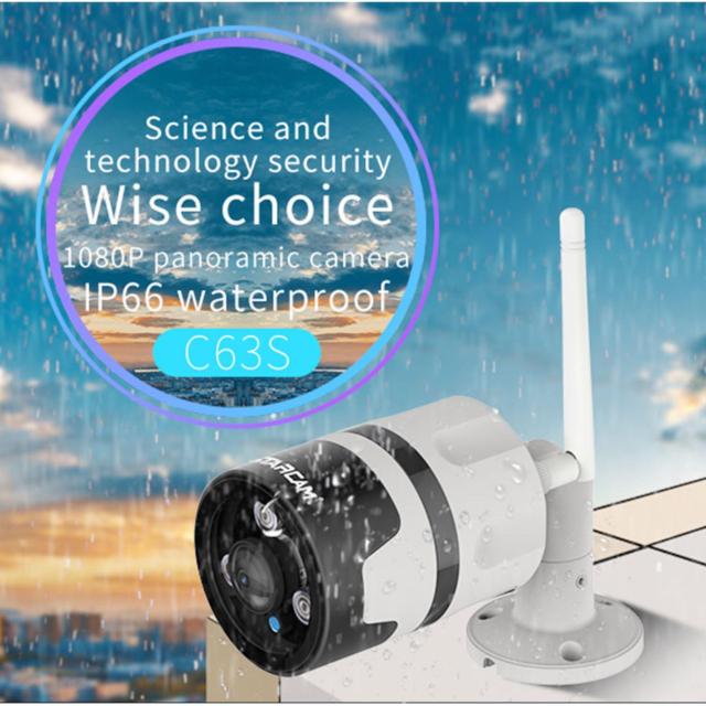 Vstarcam Ip Camera Outdoor Panoramic Mp C S White Black