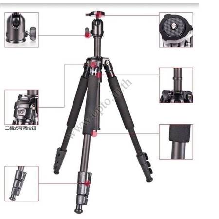 WF-3642B Mini Professional Tripods + Ball Head Load 3kg. ขาตั้งกล้องหัวบอล WF-3642B Mini Professional Tripods + Ball Head Load 3kg. ขาตั้งกล้องหัวบอล