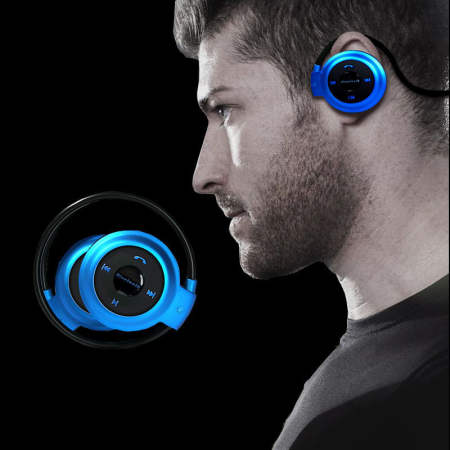 [Free Shipping] [ซื้อ 1 แถม 1 ของขวัญฟรี] ไร้สายบลูทูธ 4.1 ชุดหูฟังหูฟังหูฟังสเตอริโอสำหรับเล่นกีฬา (สีฟ้า) - INTL