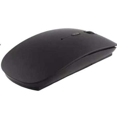  Wireless เม้าส์ไร้สาย รุ่น Slim Wireless Mouse Mice 2.4Ghz 1600dpi - Black