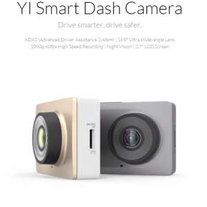 Xiaomi กล้องติดรถยนต์ Xiaomi Yi Dash Cam 1080P Wifi Car DVR