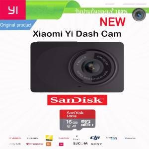 Xiaomi Yi Car Dash Cam Camera กล้องติดรถยนต์ (เมนูภาษาจีน) Full HD 1080p car WIFI DVR  (พร้อมคู่มือการใช้งาน)+16GB