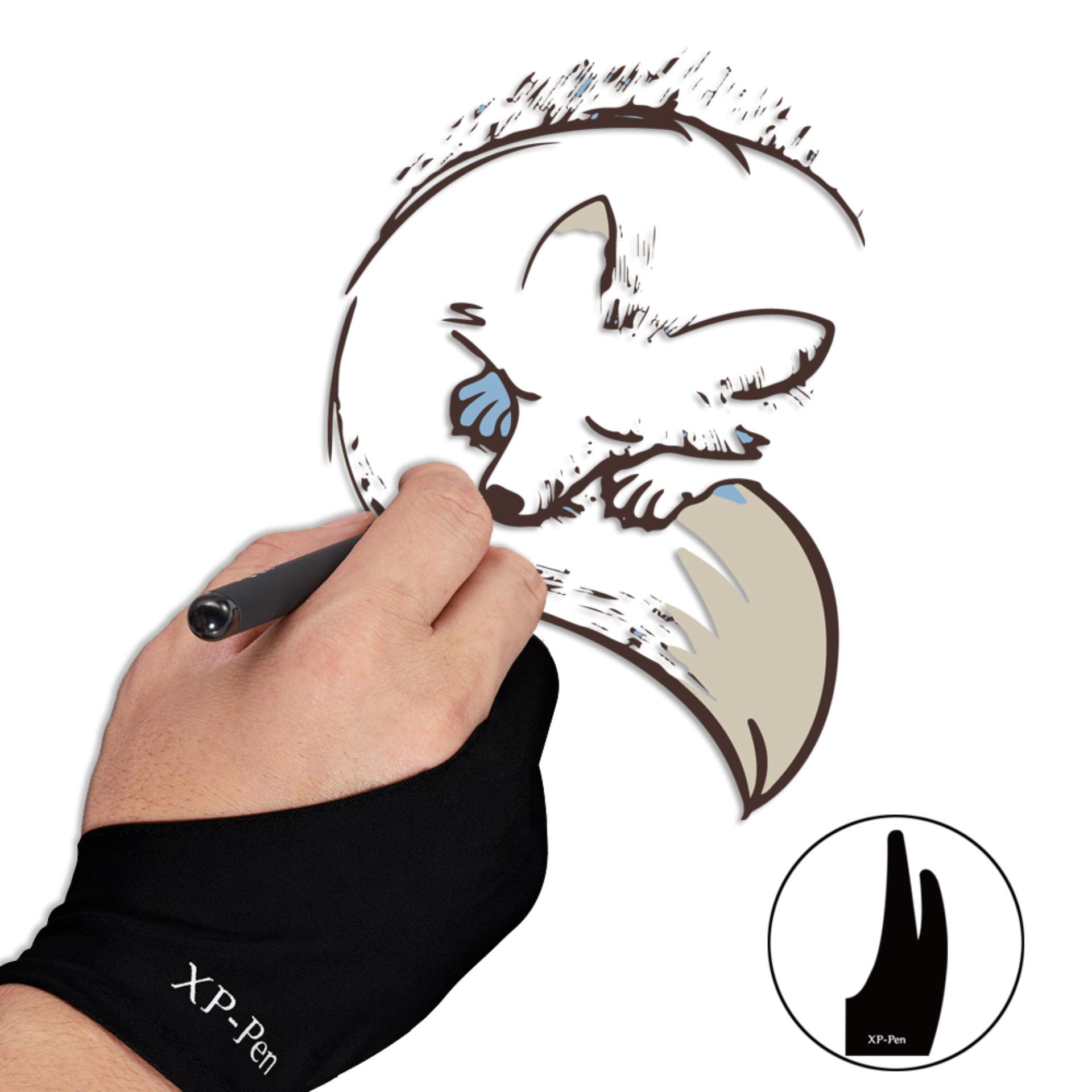 โปรโมชั่น XPPen Drawing Glove ถุงมือวาดรูป สำหรับรองอุ้งมือตอนวาด ไซส์ M Allen Cool Gadget