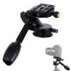 Yeopor Camera ลูกบอลขาตั้งกล้องหัว 360 ° ด้ามจับ Damping ไฮดรอลิคสามมิติหัว 3 ทิศทางสำหรับขาตั้งกล้อง Monopod - INTL