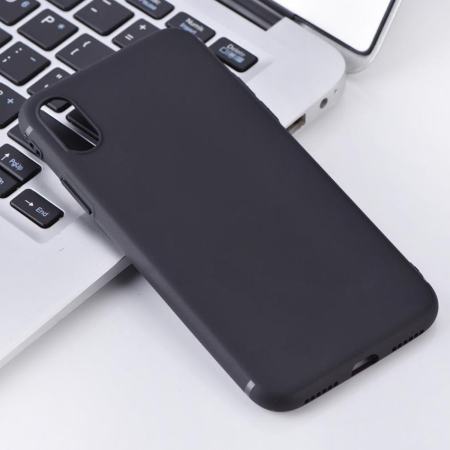 YOSOO Ultra - Thin Soft Anti - Skid ป้องกันเคสโทรศัพท์สำหรับ iPhone X Black - INTL