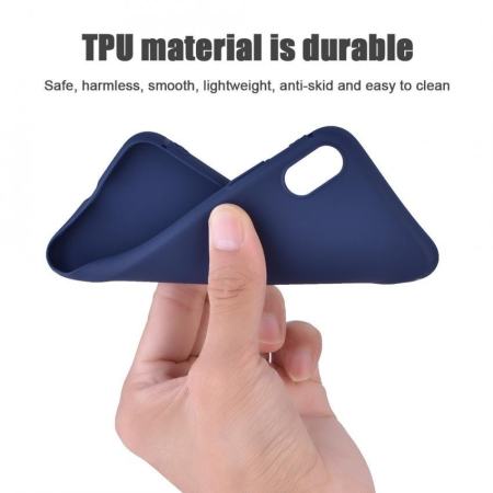 YOSOO Ultra - Thin Soft Anti - Skid ป้องกันเคสโทรศัพท์สำหรับ iPhone X Black - INTL