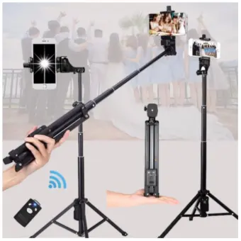 ราคา YUNTENG VCT-1688 2in1 Protable Mini Cellphone Selfile Stick Tabletop Tripod ชุดขาตั้งกล่องเซลฟี่ 3ขา พร้อมรีโมทบลูทูธในตัว หัวต่อมือถือ รีวิว
