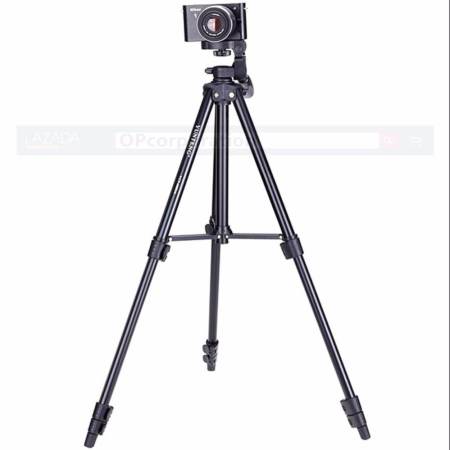 YUNTENG vct680 ขาตั้งกล้อง ขาตั้งมือถือ 3ขา (Black) ฟรี บัตรตั้งโทรศัพท์   