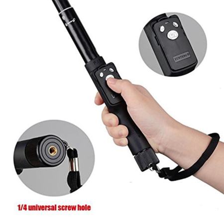 Yunteng ไม้เซลฟี่พร้อมบลูทรู รุ่น YT-2288 (Black)  