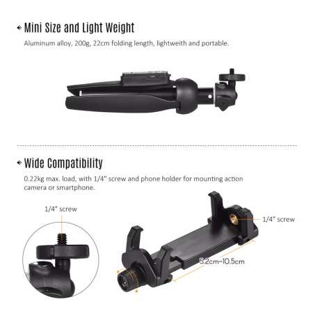 YUNTENG YT-9928 3in1 ไม้เซลฟี่พร้อมรีโมท YUNTENG YT-9928