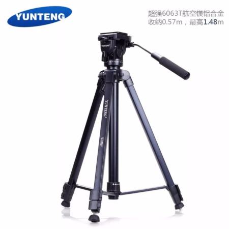 YUNTENG ขาตั้งกล้อง รุ่น Yunteng VCT-880 (สีดำ) แถมขาตั้งโทรศัพท์ 1 PCS