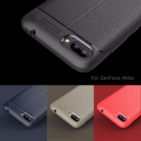 ZenFone 4 Max Pro (ZC554KL) TPU เคฟลารหนัง ZenFone 4 Max Pro (ZC554KL) TPU เคฟลารหนัง
