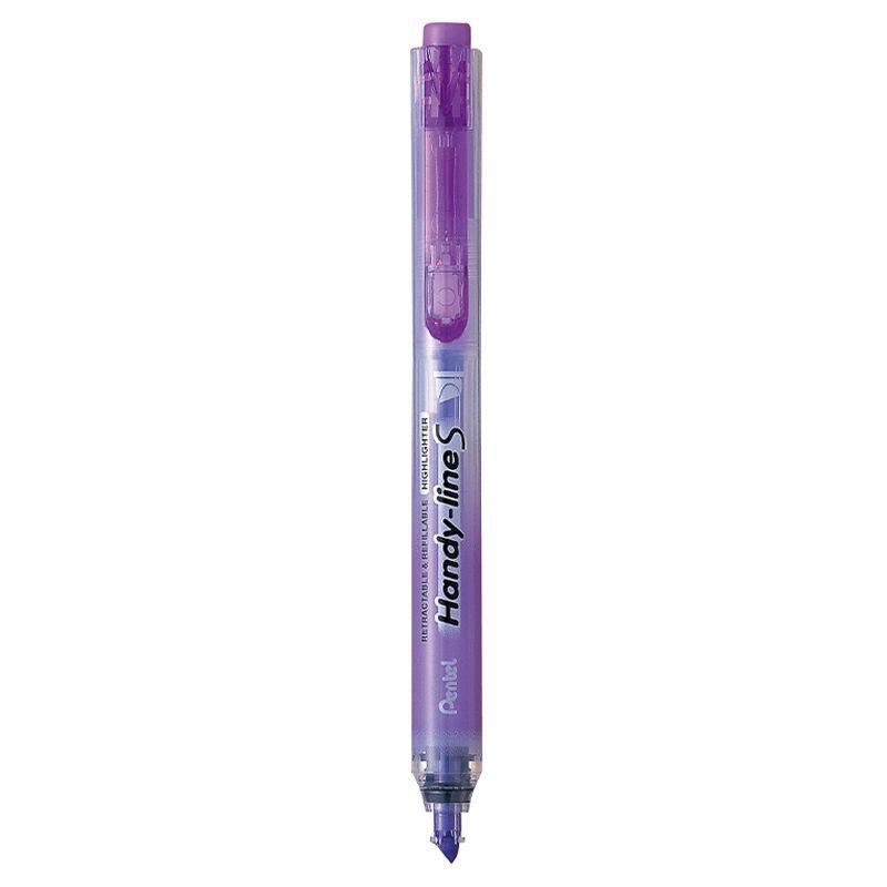 Electro48 เพนเทล ปากกาเน้นข้อความแบบกด Handy-line S สีม่วง