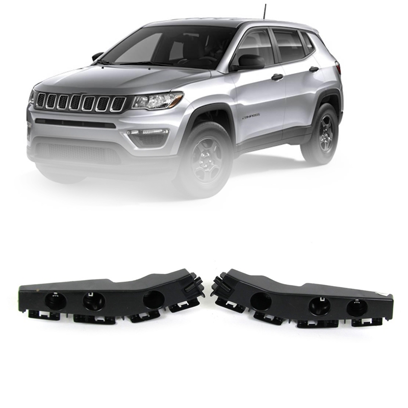 for 2011-2017 Jeep Compass 5182596AB 5182597AB Front Bumper Support Spacer Retainer Brackets LH RH