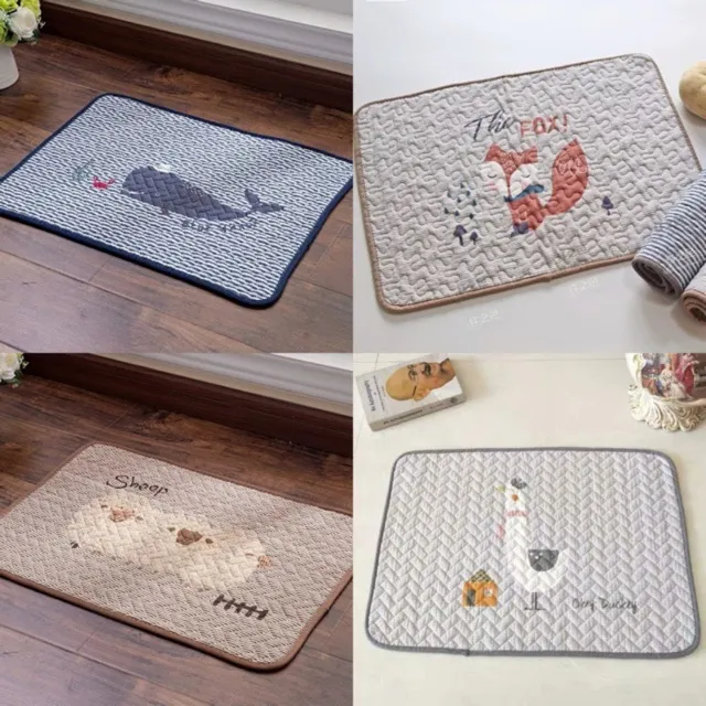 Doormat Shop พรมเช็ดเท้า พรมเช็ดเท้ากันลื่น ซึมซับน้ำดี ็ดเท้า มีปุ่มกันลื่น ลายน่ารักสุดๆเลยค่ะ️ พรมเช็ดเท้า พรมกันลื่น