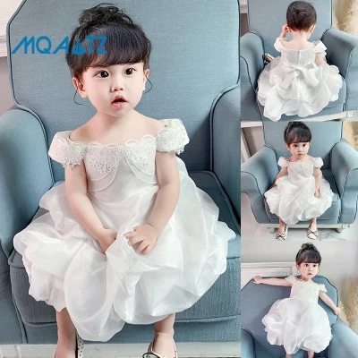[MQATZ 1st Birthday Dress For Baby Girl Clothes Lace Princess Baptism Dresses Flower Party One Shoulder Dress 0-5 YearsL1961XZ,MQATZ 1st Birthday Dress For Baby Girl Clothes Lace Princess Baptism Dresses Flower Party One Shoulder Dress 0-5 YearsL1961XZ,]
