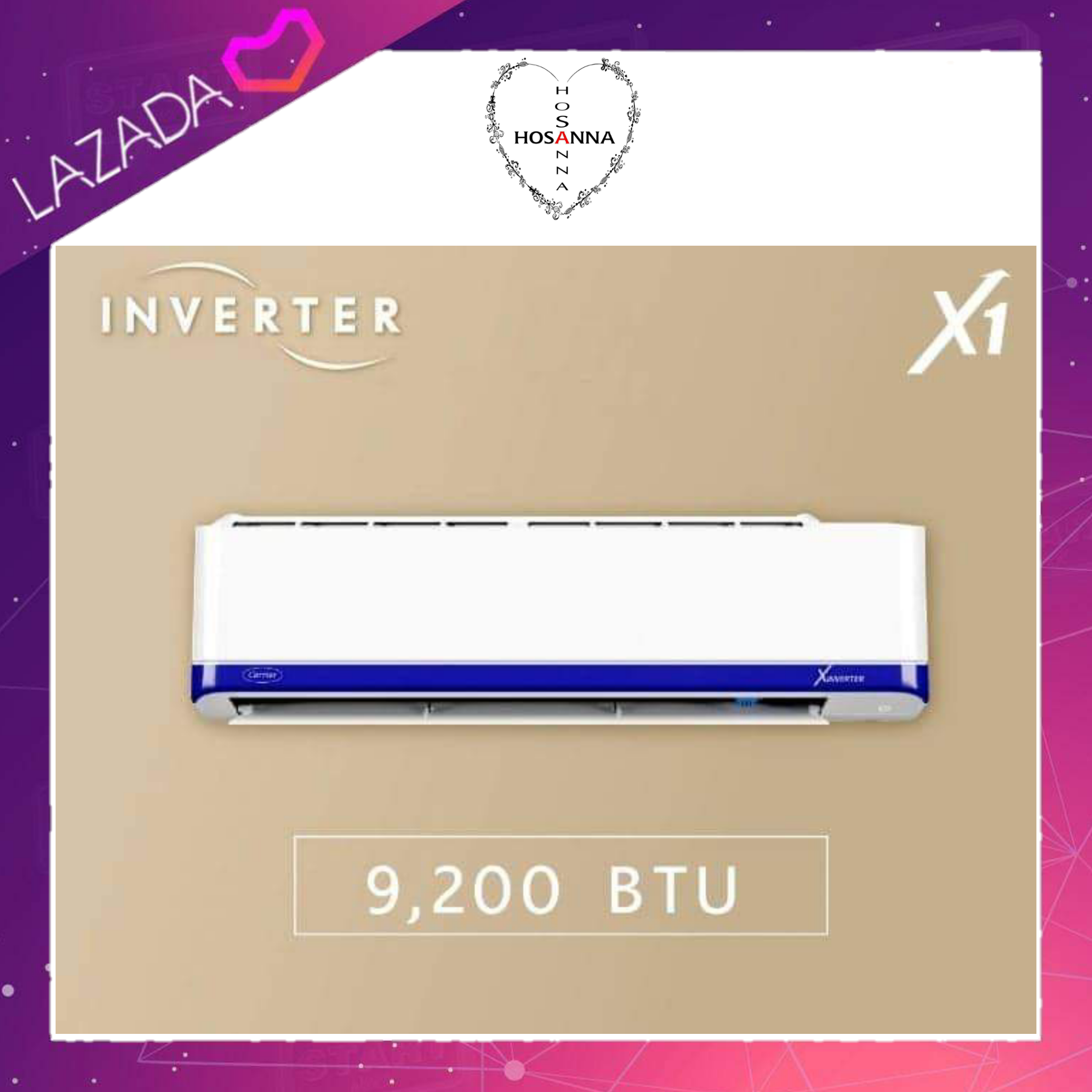 แอร์แคเรียร์ X INVERTER 9000 BTU