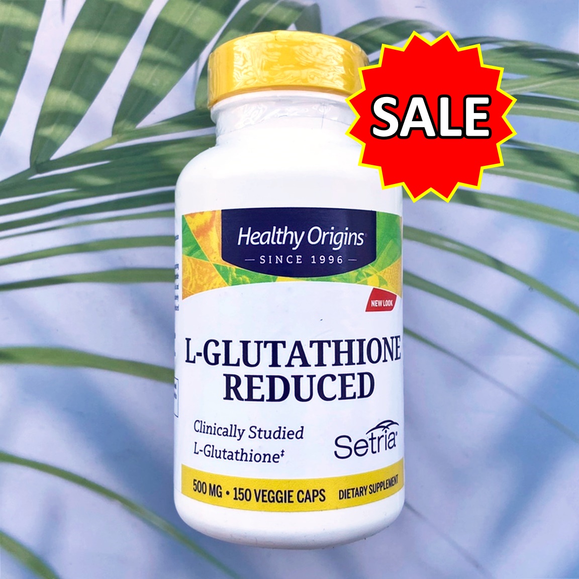 glutathione reduced in thailand 65% Sale!!! EXP.03/26 แอล - กลูตาไธโอน Setria L-Glutathione Reduced 500 mg  150 Veggie Caps (Healthy Origins®)