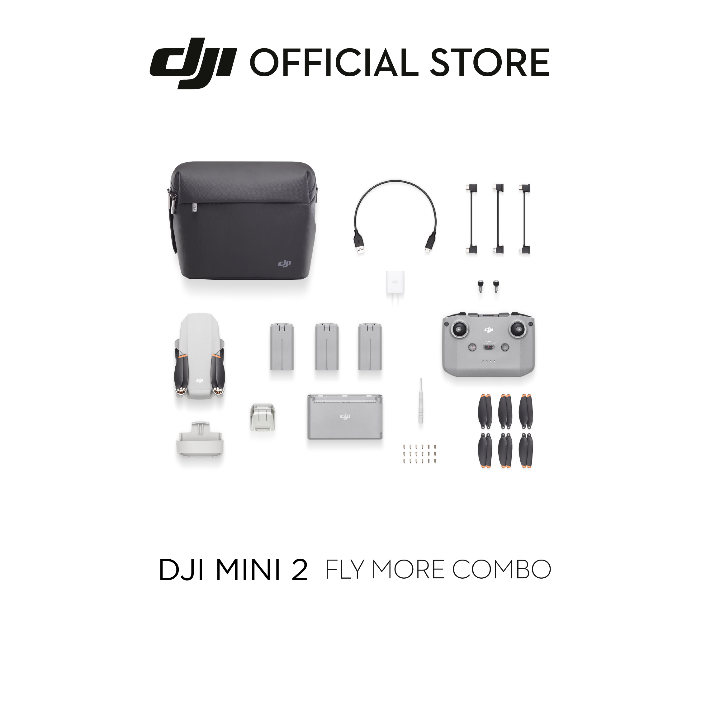 DJI MINI 2 ดีเจไอ โดรนไซส์มินิ พร้อมกล้อง 4K พกสะดวก น้ำหนักเบา ระบบกันสั่นแบบ3แกน ความละเอียดภาพนิ่ง12MP บินนาน 31 นาที