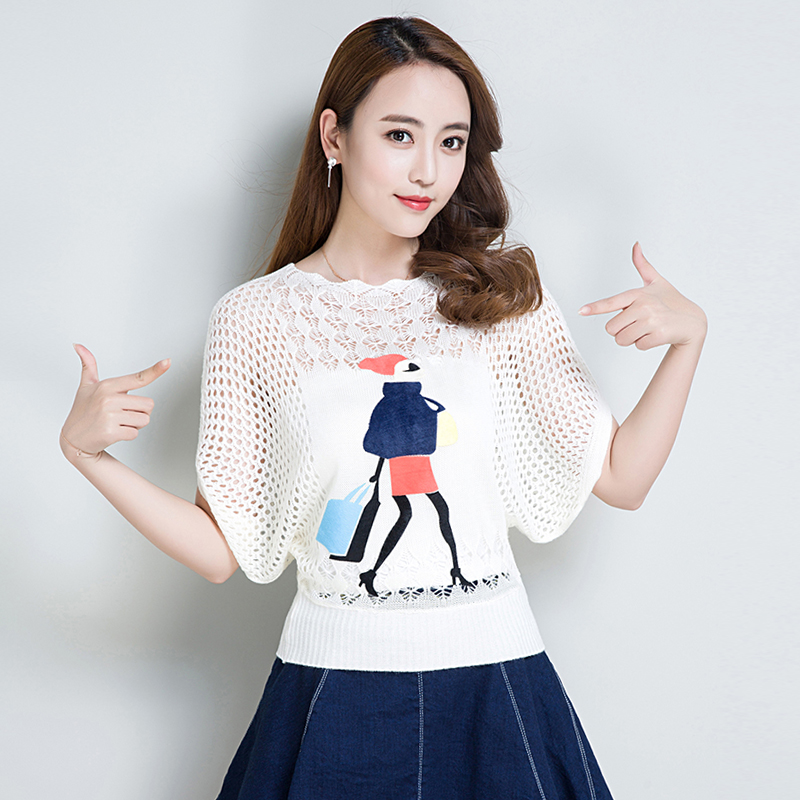 Áo len lưới nữ cánh dơi hàng nhập AL33