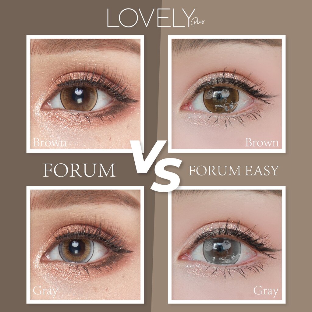 Forum ? Lovely Contact Lens ? เทา / น้ำตาล / ดำ บิ๊กอาย ตาโต