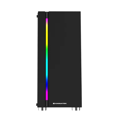 XIGMATEK Apollo Mid-Tower Case with Rainbow LED Front Panel แถมฟรี Xigmatek Apache Plus